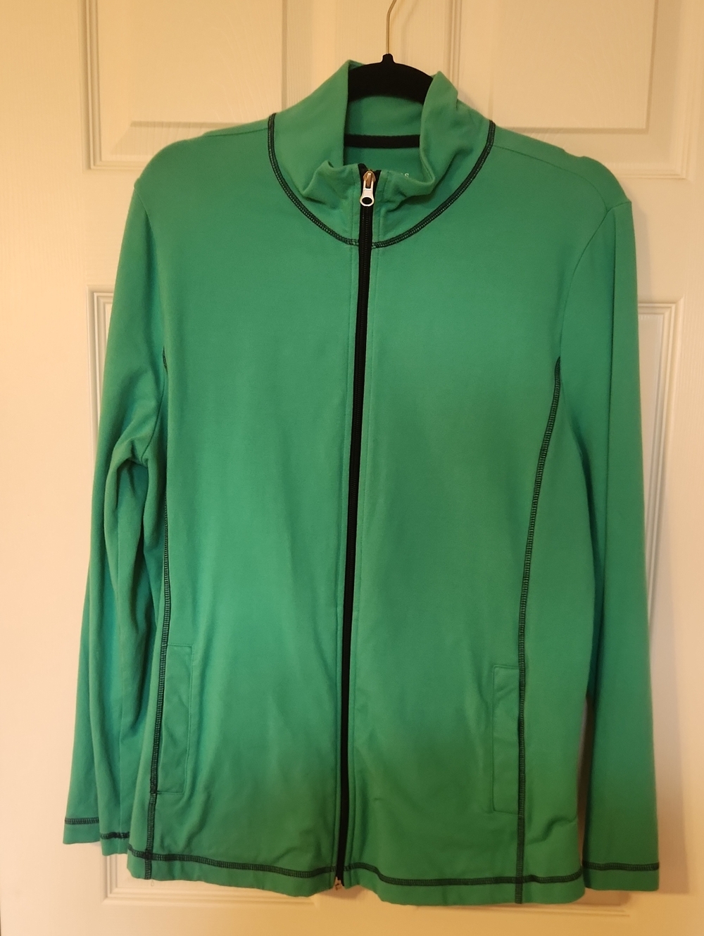 Talbots Green Full-Zip Lightweight Jacket